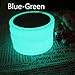 4-Pack Glow in the Dark Tape ,High Luminance Photoluminescent Waterproof Removable Glow Tape Sticker(0.6