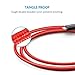 Anker Powerline+ Lightning Cable (10ft) Durable and Fast Charging Cable [Double Braided Nylon] for iPhone Xs/XS Max/XR/X / 8/8 Plus / 7/7 Plus / 6/6 Plus / 5s / iPad and More(Red)