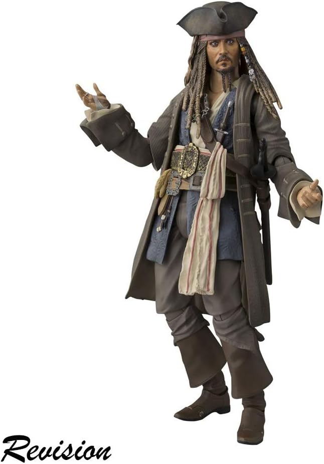 Wangzhi Pirates Of The Caribbean 5 Jack Sparrow Action Figure Pvc Statue