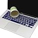 MOSISO Silicone Keyboard Cover Compatible with MacBook Air 13 inch A1466 A1369 2010-2017&Compatible with MacBook Pro 13/15 inch (with/Without Retina Display, 2015 or Older Version), Dark Blue