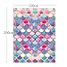QH 58 x 80 Inch Colourful Mermaid Scale Pattern Super Soft Throw Blanket for Bed Couch Sofa Lightweight Travelling Camping Throw Size for Kids Adults All Season