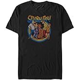 Scooby-Doo! Unisex-Adult Scooby-doo Dark Gang Short Sleeve Tee Shirt