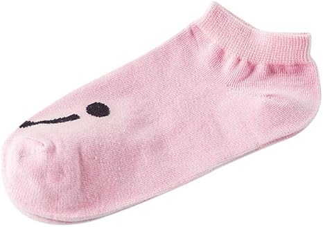 socks with smiley face on ankle