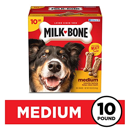 MilkBone Original Dog Biscuits, Medium Crunchy Dog Treats, 10 Pound Pricepulse