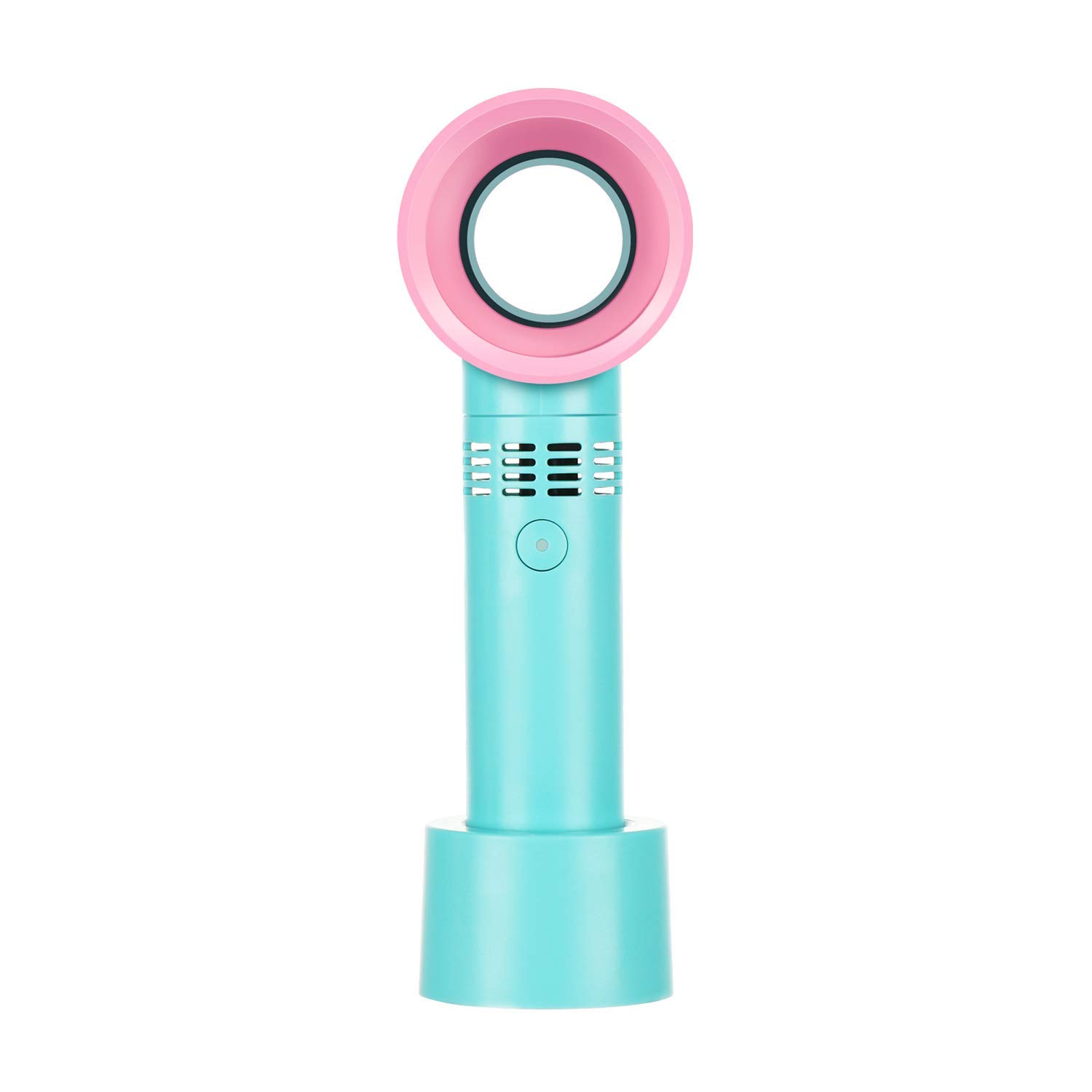 Portable USB Mini Fan, Rechargeable Handheld Eyelash Fan Dryer Speed Adjustable Bladeless Fan, Small Air Conditioning Blower Fan for Eyelash Extension
