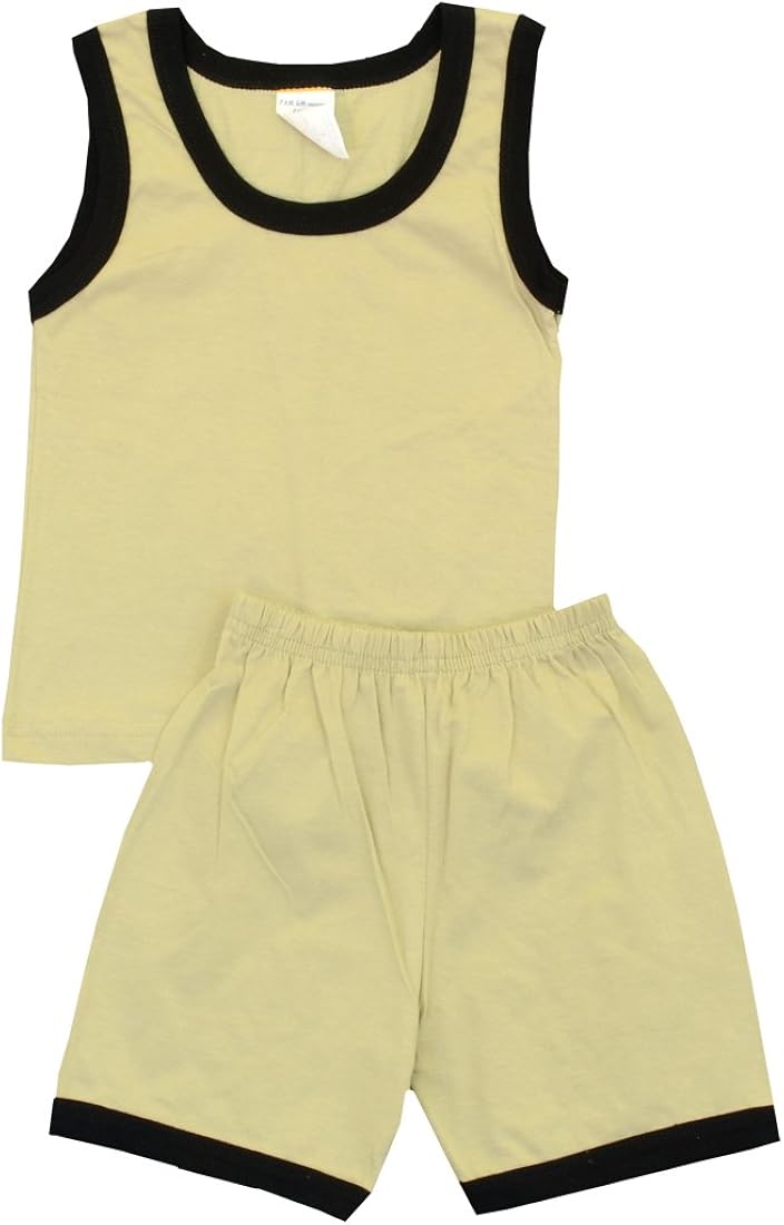 PAM GM Little Boys Tank top and Short Set Clothing