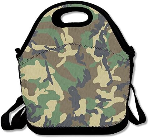 Cool Solider Camouflage Lunch Tote Bag Bags Awesome Lunch Handbag Lunchbox Box For School Work Outdoor
