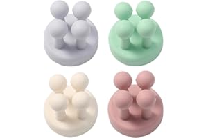 MUCKLILY 4pcs Cable Clips Cord Organizer Strong Adhesive Cable Management Holder for Office Desk with Hooks