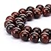 1 Strand Adabele Natural Red Tigers Eye Healing Gemstone 10mm Round Loose Beads Gem Stone Spacer (35-37pcs) for Craft Jewelry Making GS22-10