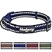 Blueberry Pet Essentials Safe & Comfy 3M Reflective Adjustable Dog Collar - Midnight Navy, Large, Neck 18