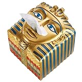 Design Toscano Tissue Box Cover - King Ah-Ah-Choo Egyptian Tissue Box Holder - Toilet Tissue Box