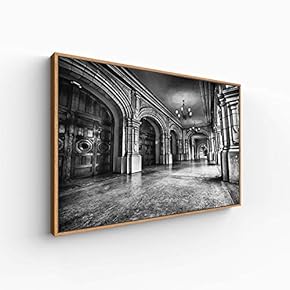 Canvas Wall Art for Living Room, Bedroom Building Framed Canvas Prints for Home Decoration Ready to Hang - 16x24 inches