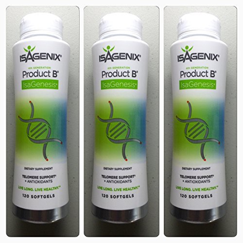 Isagenix Product B Antioxidants Plus Telomere Support - 120 Capsules (3 Pack)
