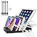 Charging Station,Thopeb 4 Port Usb Charging Station & Multiple Usb Charger Docking Station - for Ipad,Iphone,Samsung,Smartphone - Desktop Cell Phone Charging Station Organizer with Include 4 Cable