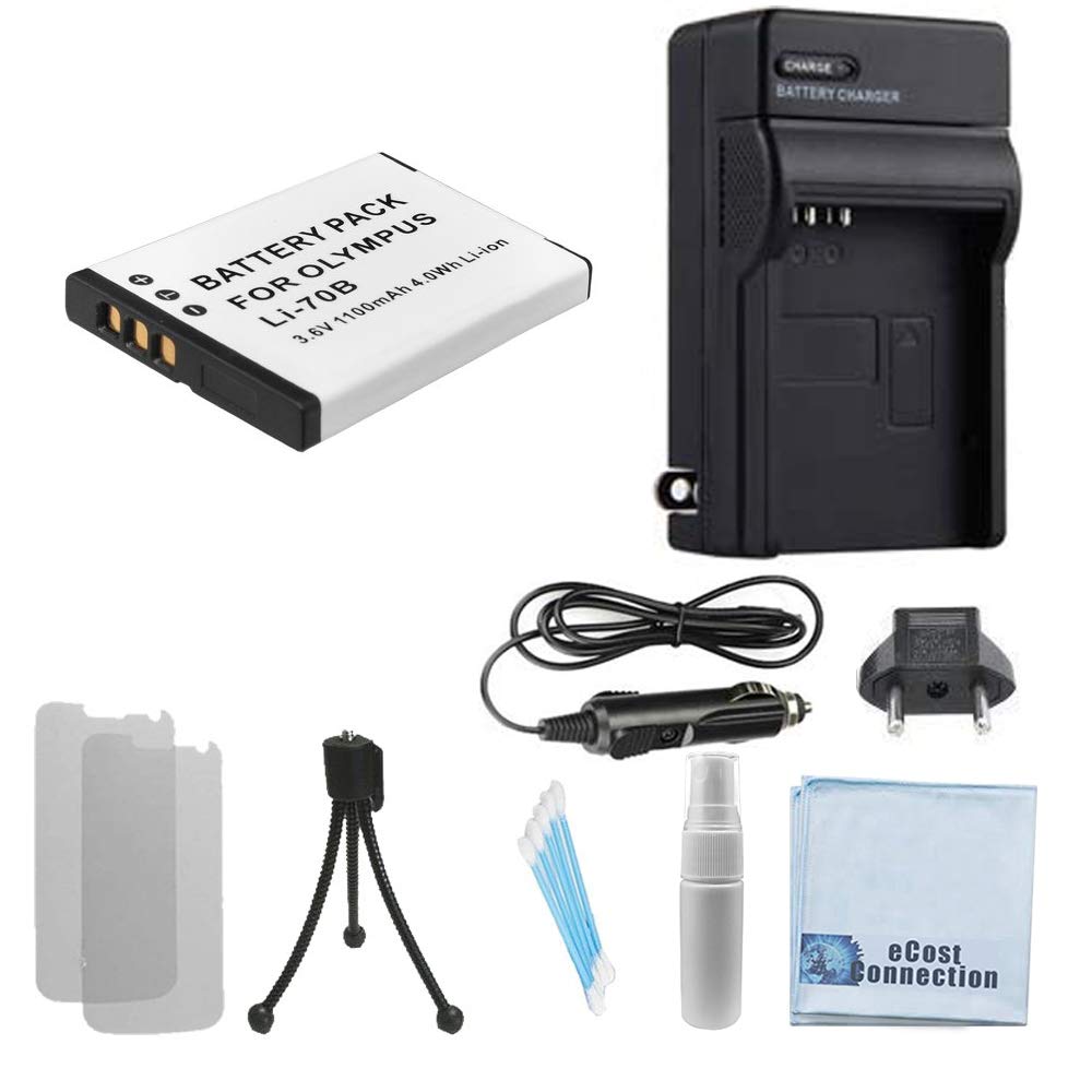 LI-70B Batería recargable para Olympus cámaras réflex digitales y ...