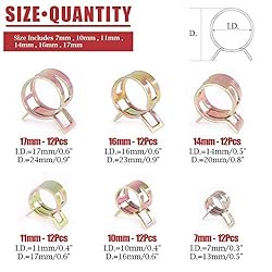 Hilitchi 72 pcs Spring Band Type Action