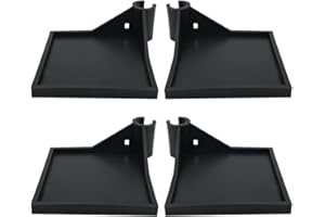 Beuiouer 4 PCS Grow Tent Corner Shelf,16 mm Grow Tent Accessories,Grow Tent Shelves for Place The Hygrometer Camera Black