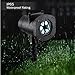 Christmas Lights, Halloween Christmas Star Outdoor Night Shower Snowflakes Projector Light Decorations 12 Slides Show LED Moving Landscape Spotlights for Holiday Christmas Decorations
