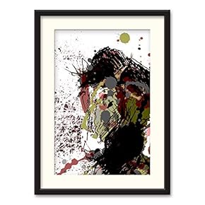 Black Paper Framed Canvas Wall Art for Living Room, Bedroom Horse Theme Canvas Prints for Home Decoration Ready to Hanging - 23x31 inches