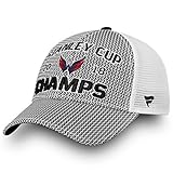 Football Fanatics Washington Capitals 2018 Stanley Cup Champions Locker Room Trucker Snapback Hat