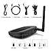 Bluetooth Transmitter Receiver, Viflykoo 164ft Long Range 3 in 1 Bluetooth Adapter, aptX Low Latency in Dual Link, Pair 2 in TX & RX Mode, 3.5mm AUX RCA Optical TOSLINK for TV/Home Stereo System