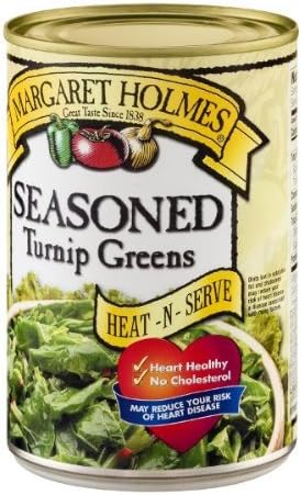 Margaret Holmes Seasoned Turnip Greens 14.5 Oz (Pack of 6)