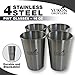 Yukon Growlers Gift Set - Insulated 64 oz Beer Growler with Carrying Case and 4 Stainless Steel Pint Glasses – Keeps Beer Cold and Carbonated for 24+ Hours – Improved Leak Proof Lid