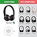 Geekria QuickFit Replacement Ear Pads for Beats Solo2 Wireless (B0534) (Not Compatible with Beats Solo2Wired) On-Ear Headphones Ear Cushions (Grey)