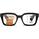 ZXYOO Near-range Workspace Progressive Reading Glasses for Women,Blue Light Blocking Reader Oversized Oprah Style