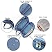Venkary Multi-Functional Underwear Bra Organizer Bag Cosmetic Makeup Bag Portable Lingerie Storage Bag for Travel, Underwear, Bra,Cosmetic (blue)