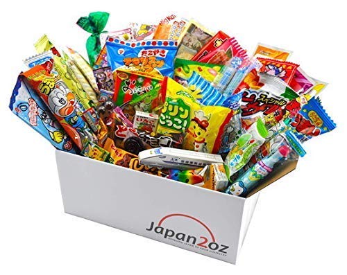 Japanese Candy Set Dagashi & Snacks Assortment 50 Pieces