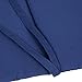 TILLYOU Cotton Collection Breathable Crib Bumper Pads for Standard Cribs Machine Washable Padded Crib Liner Set for Baby Boys Safe Bumper Guards Crib Rail Padding, 4 Piece, Royal Navy Blue