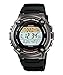 Casio Men's WS200H-1AV Black Resin Quartz Watch with Digital Dial