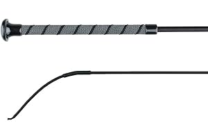 HORZE Sure Grip Lightweight Dressage Schooling Whip with Anti-Slip Rubber Handle