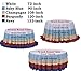 PartyDelight Sequin Tablecloth, Christmas Tree Skirt, Round, 50