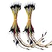 eBoot 130 Pieces Solderless Flexible Breadboard Jumper Wires Cables Line 1P to 1P Male to Male