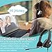 Beexcellent Kids Headphones, Wired Foldable On-Ear Headphones with Mic Adjustable Headband PC Headset for Men Women Boys Girls Teen Children, 3.5mm Jack Compatible iPad Cellphones Computer Kindle MP3thumb 2