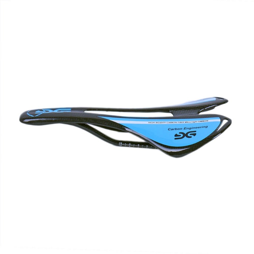 ESEN SP superlight Full Carbon Fiber MTB/Road bike cycling Hollow saddle 3k matte/glossy (glossy, blue)