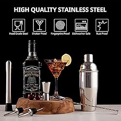 Mixology Bartender Kit: 20-Piece Bar Tool Set with