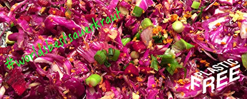 Cranberry Apple Kid’s sauerkraut: organic, raw fermented, unpasteurized, probiotic, vegan and gluten free. 24 fl. oz. No… - Image 4