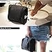 Madholly Travel Hanging Toiletry Bag, Multifunction Travel Toiletry Cosmetic Makeup Organizer Bag for Women and Men Black