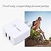 USB wall charger, I-Bollon 12Watt 2.4A dual AC/DC travel charger adapter for iPhone 5/5C/5S/6S/6S PLUS/7/7 plus,IPad Air, Samsung, Galaxy S Series, Note Series, LG, Nexus and More