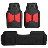 FH Group Car Floor Mats - Heavy-Duty Rubber Floor