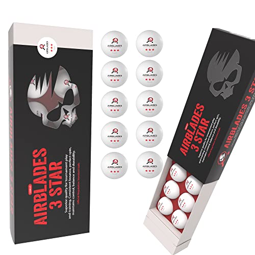 AirBlades 3 Star Ping Pong Balls | High