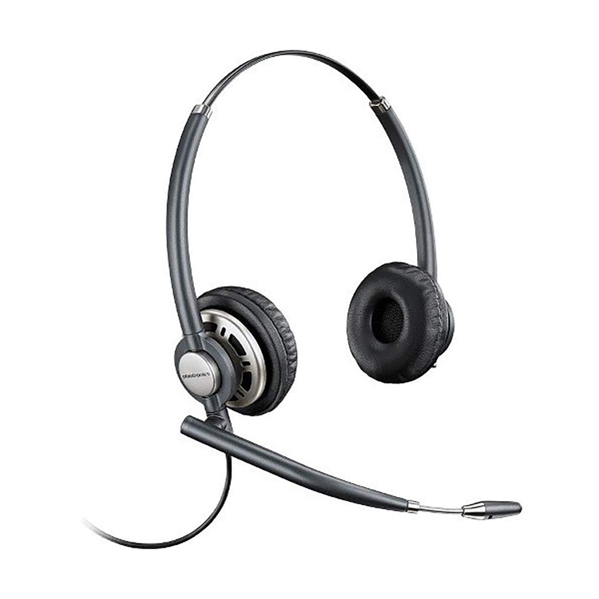 Plantronics EncorePro HW720D Over-the-Head Binaural Corded Headset with Noise Cancelling Microphone