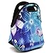 icolor Flower&Unicorn Insulated Neoprene Lunch Bag Tote Handbag lunchbox Tote Cooler warm Pouch