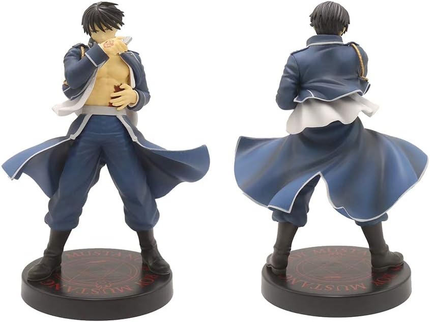 ForUBeauty Fullmetal Alchemist Figure, Roy Mustang Figure, Statue in Box, Action Figure Collectible 18cm