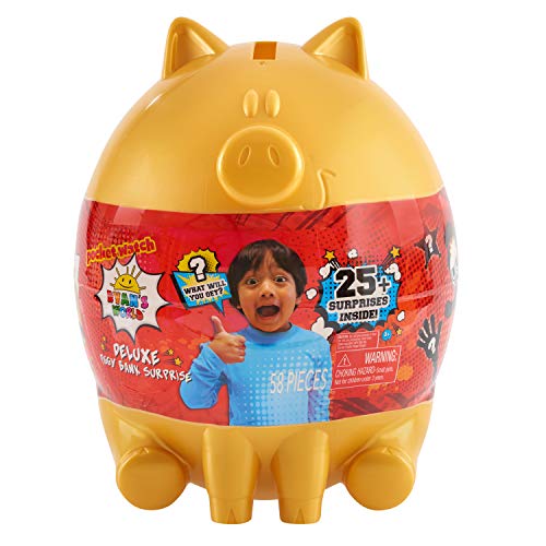 Ryans World Deluxe Golden Piggy Bank Egg Surprise Pricepulse