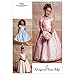 VOGUE PATTERNS V7681 Girls' Lined Evening Or Lower Calf Length Dress, Size 6-7-8