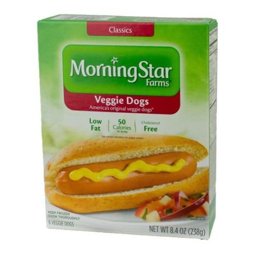MorningStar Farms Veggie Dogs, 8.4 Ounce -- 8 per case.